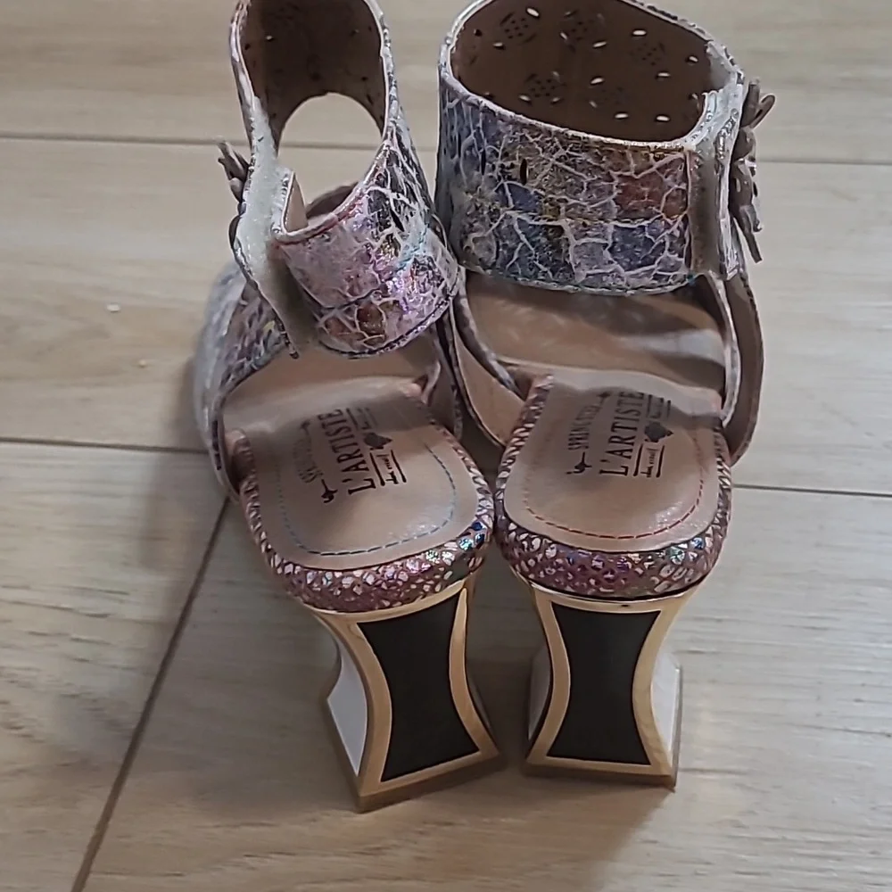 L'ATISTE Women's Sandals in Multi-Color Size 41/ 9 - Picture 4 of 14